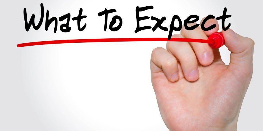 Hand writing What To Expect with marker